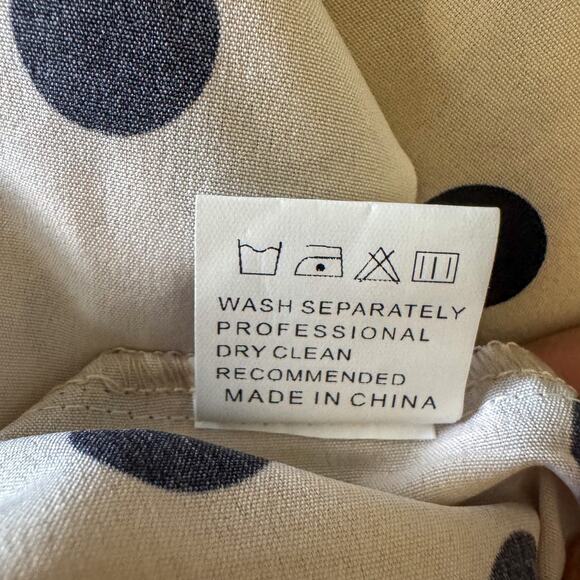 nna-Kaci Polka Dot Smocked Maxi Dress | Puff Sleeve Tiered Cottagecore - Picture 5 of 7